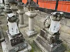 白山神社の狛犬