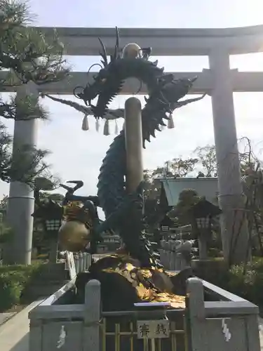 田村神社の狛犬