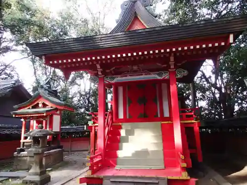 雲甘寺坐楢本神社の本殿