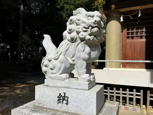 鎌田神明宮の狛犬