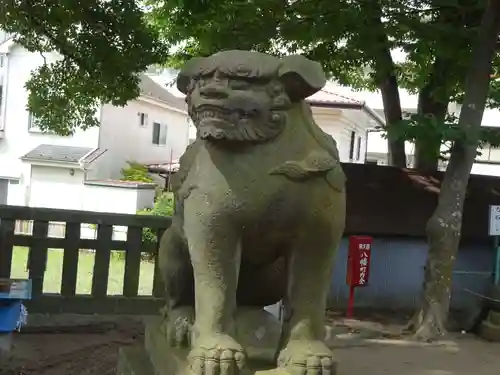 久里浜八幡神社の狛犬