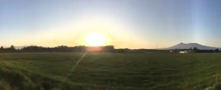 東大沼神社の景色