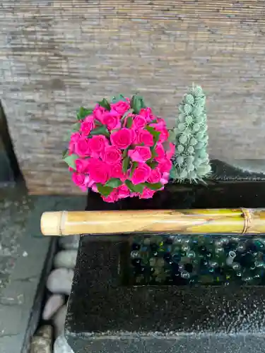 上尾御嶽神社の手水舎