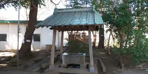 新作八幡宮の手水舎