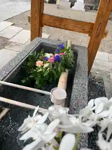 阿保神社の手水舎(2024年10月15日(火) 18時13分09秒投稿)