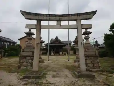八幡社（男山八幡宮）の鳥居