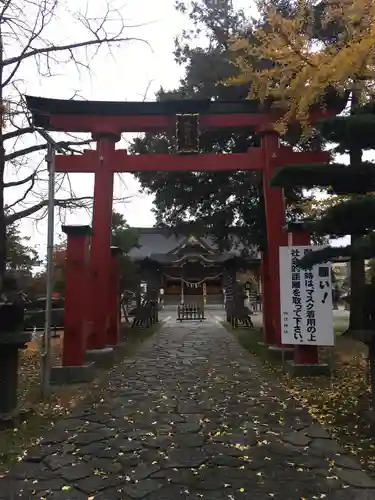 新発田諏訪神社の鳥居