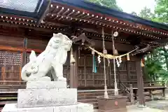 諏訪神社の狛犬