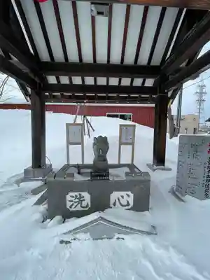 新川皇大神社の手水舎