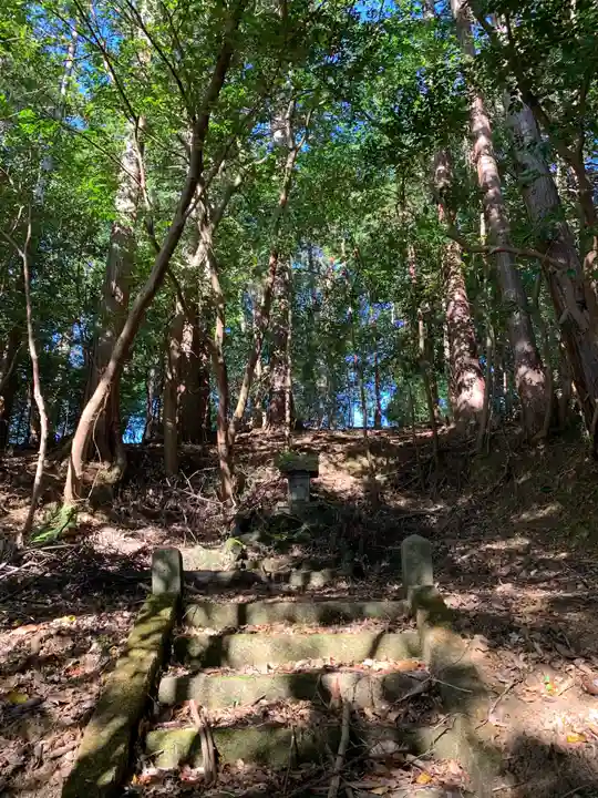 神社(名称不明)の周辺