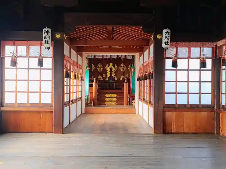 六所社・神明社(平島)の本殿・本堂