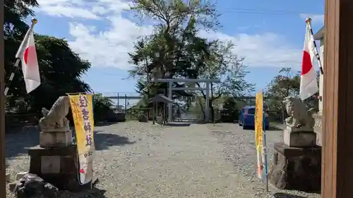 様似住吉神社の庭園