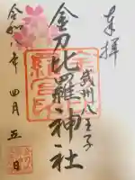 金刀比羅神社の御朱印