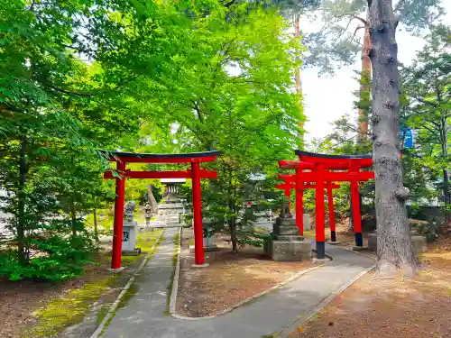 富良野神社の鳥居