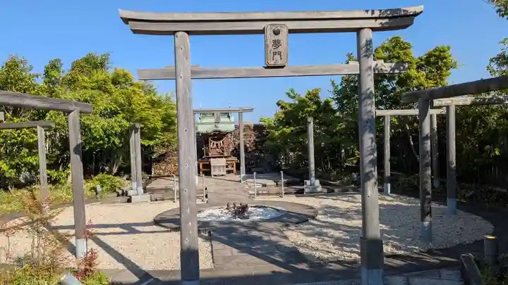 鉄道神社の鳥居