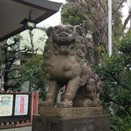 鮫州八幡神社の狛犬