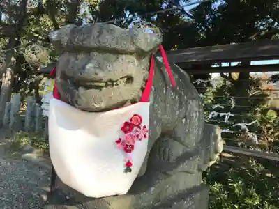 菊田神社の狛犬