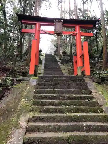 朱智神社の鳥居