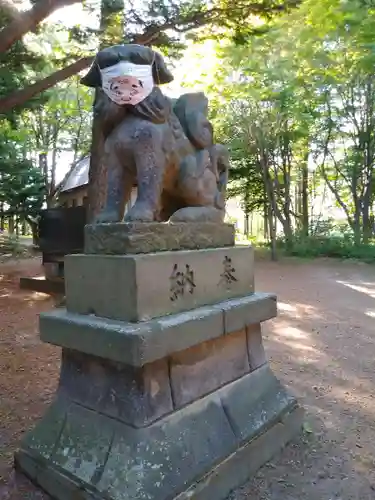 北広島市総鎮守　廣島神社の狛犬