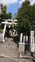友呂岐神社の鳥居
