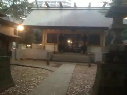 上落合神明神社の本殿・本堂