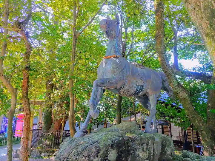 若宮神明社の狛犬