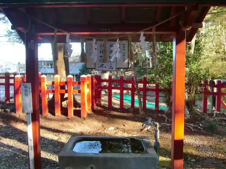 麻賀多神社奥宮の手水舎