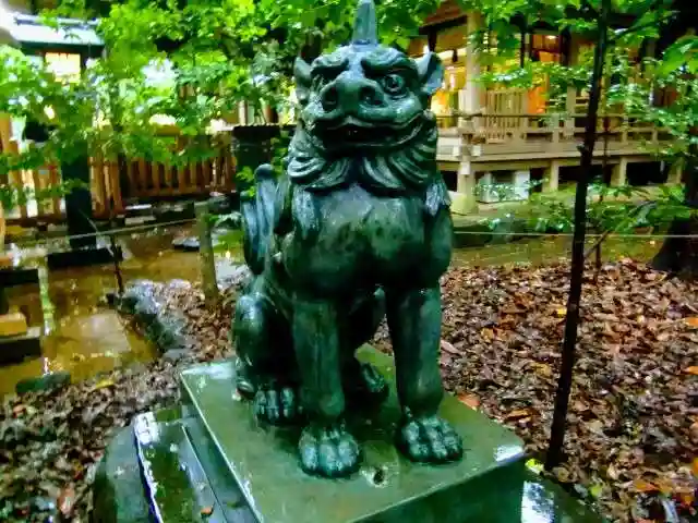 駒木諏訪神社の狛犬