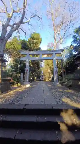 代々木八幡宮の鳥居