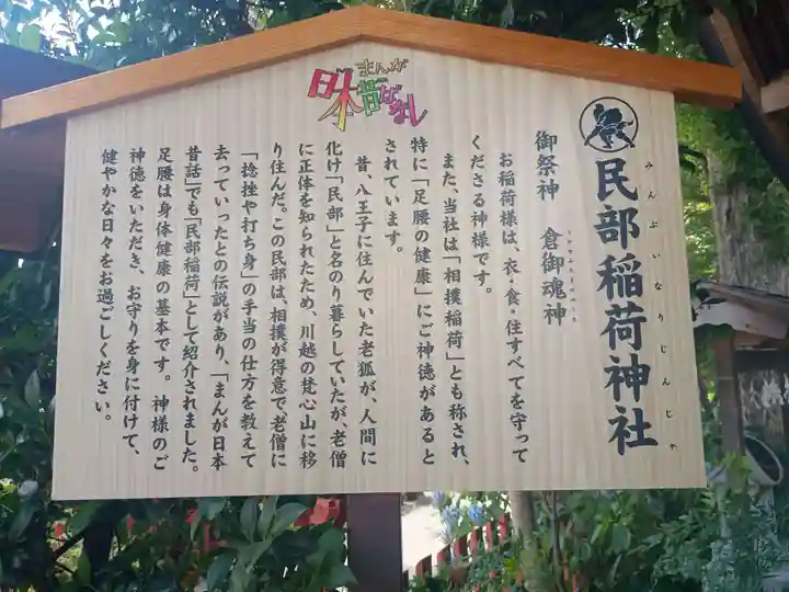 川越八幡宮境内 民部稲荷神社(埼玉県)