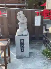 朝日氷川神社の像