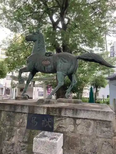 神須牟地神社の狛犬