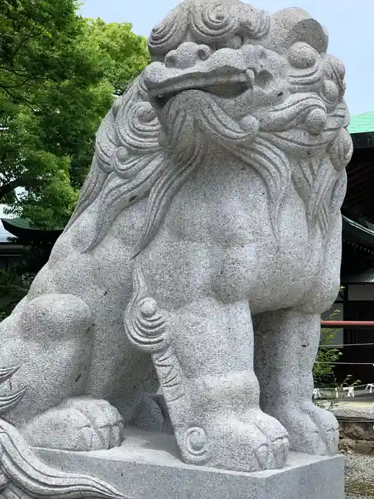 丸子神社 浅間神社の狛犬