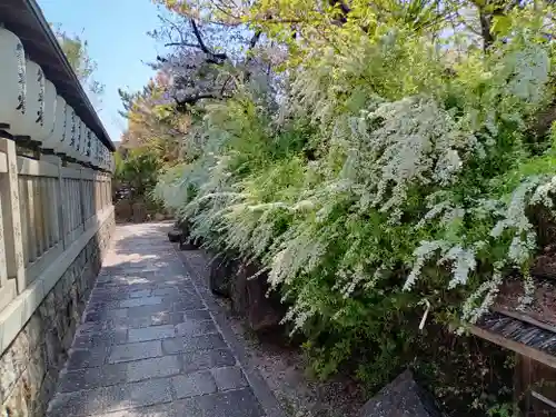 阿部野神社の庭園