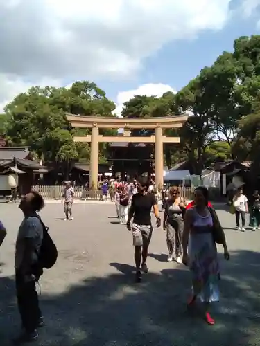 明治神宮の鳥居