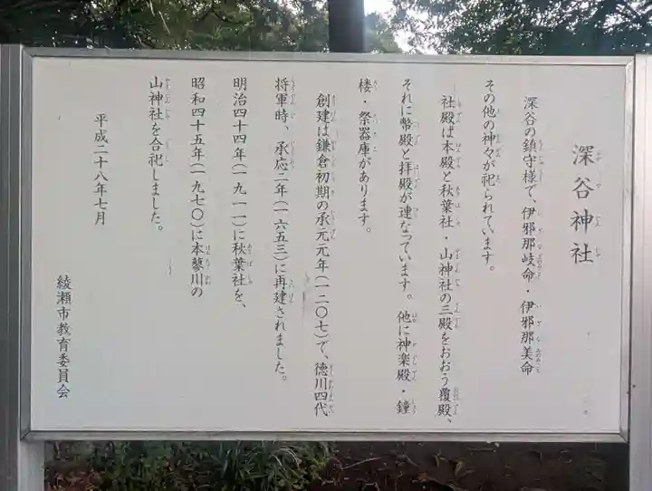 深谷神社(神奈川県)