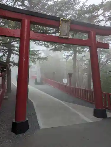 冨士山小御嶽神社の鳥居