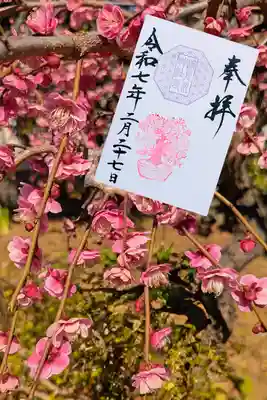 2月の和歌御朱印 〜梅の花〜
こちらの御朱印をいただくと和歌が書いてある透かし紙がいただけるのですが、数量限定のためなくなると御朱印のみになります
前回は終了していただけなかったけど今回はゲット出来ました😊