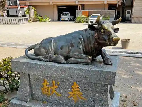 櫛田神社の狛犬