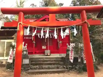 上之臺稲荷神社の鳥居