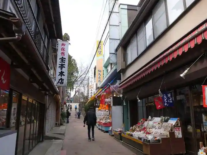 武蔵御嶽神社の周辺