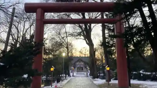 永山神社の鳥居