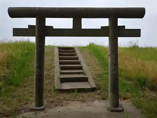 神社(名称不明)の鳥居