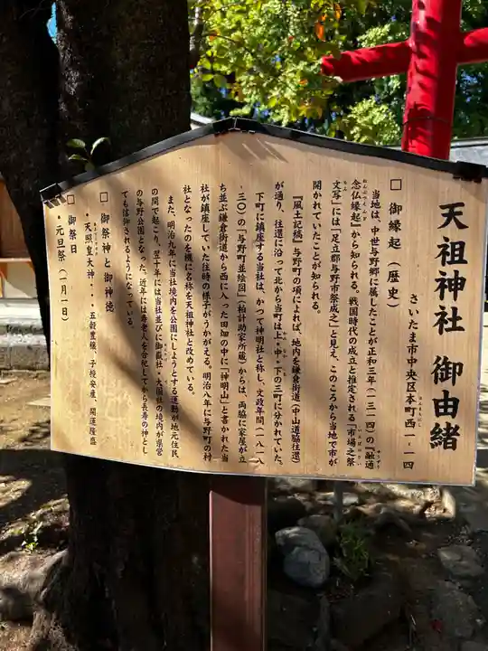 武州与野天祖神社(埼玉県)