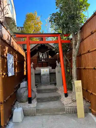 代沢稲荷の鳥居