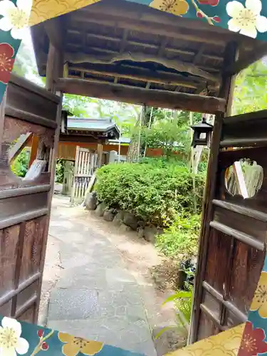 阿部野神社の庭園