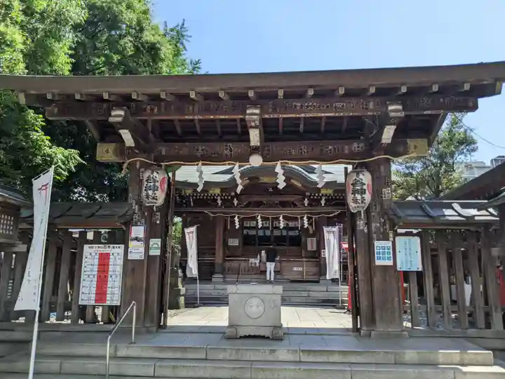 下谷神社の山門・神門