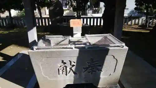 諏訪神社の手水舎