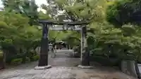 與止日女神社の鳥居
