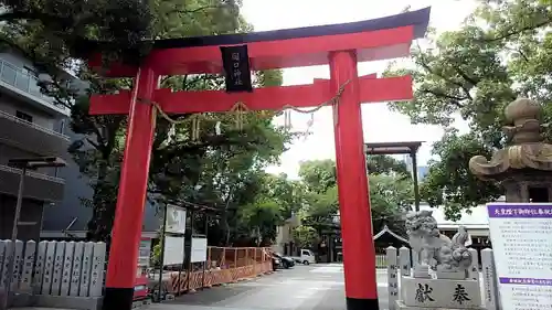 開口神社の鳥居